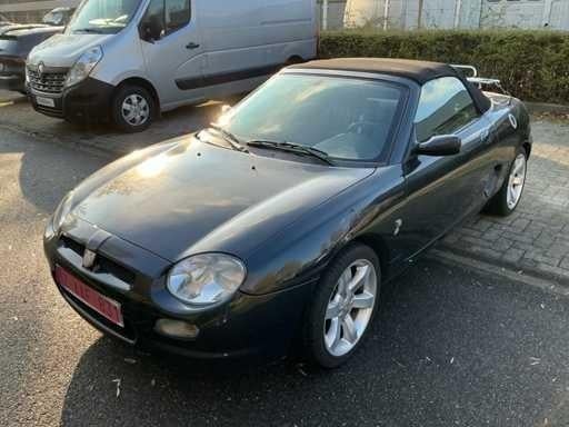 MGF 2001, Auto's, Achterwielaandrijving, Cabriolet, Zwart, Leder
