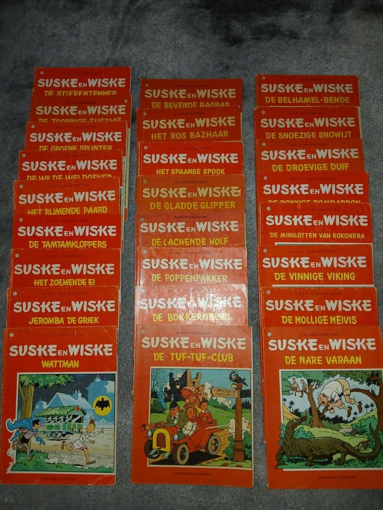 25x Suske en Wiske albums - Rode Reeks, Boeken, Willy Vandersteen, Ophalen of Verzenden, Zo goed als nieuw, Meerdere stripboeken