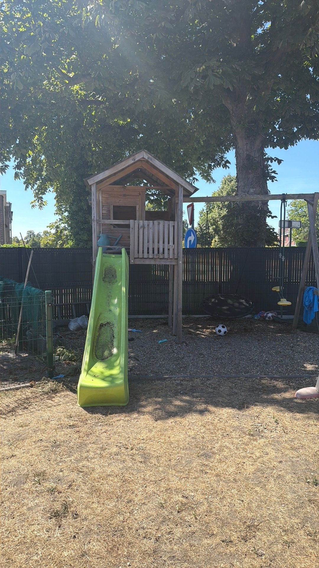 Speeltuin gratis, Kinderen en Baby's, Speelgoed | Buiten | Speeltoestellen, Ophalen, Zo goed als nieuw, Schommel
