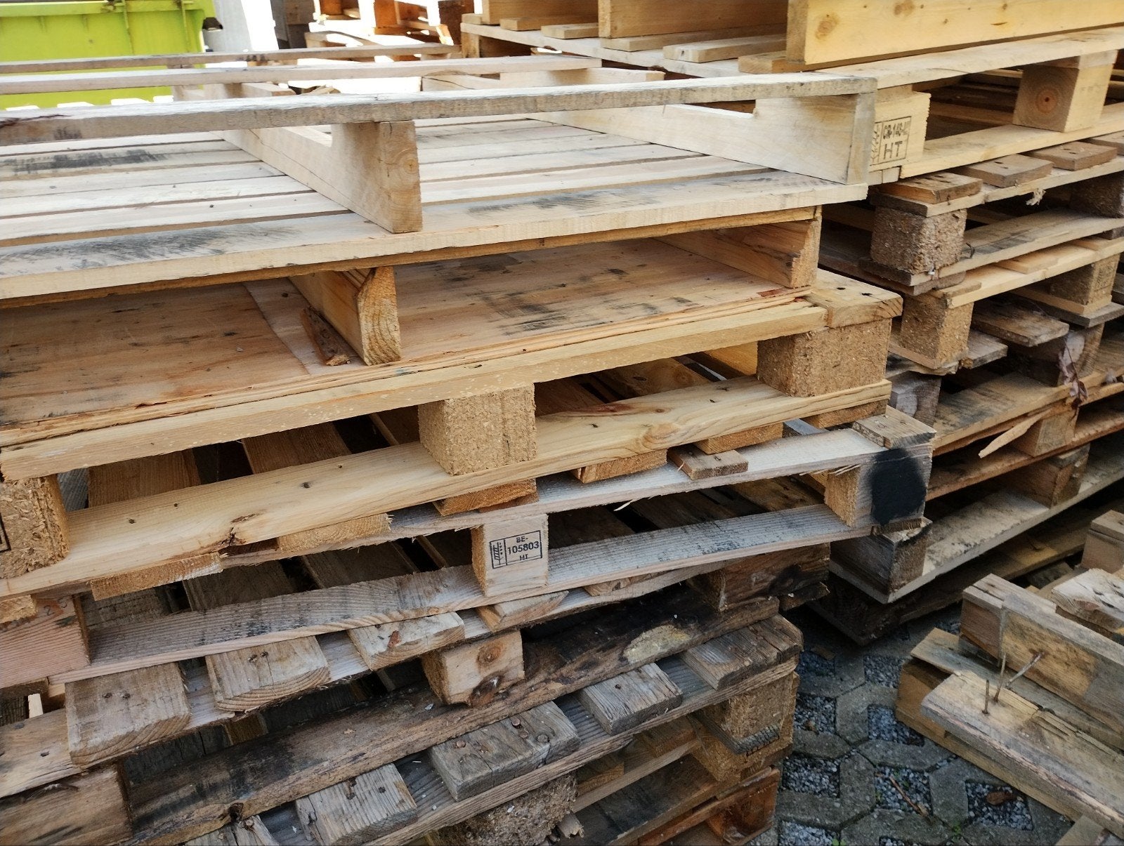 Gratis paletten, Enlèvement
