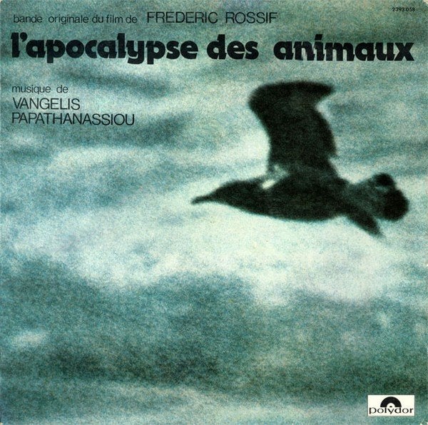 LP/ Vangelis-l'Apocalypse des animaux, Enlèvement, Utilisé, 12 pouces, LP