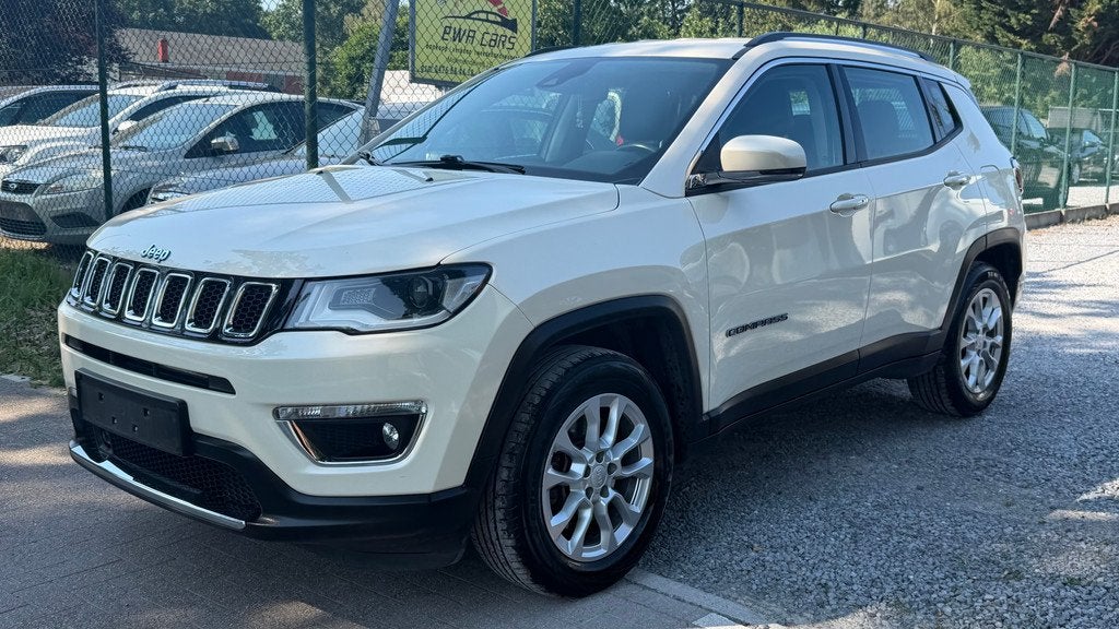 Jeep Compass 1.3 Benzine + Elekt Hybrid bj 2021, Auto's, Automaat, Gebruikt, 4 cilinders, Wit