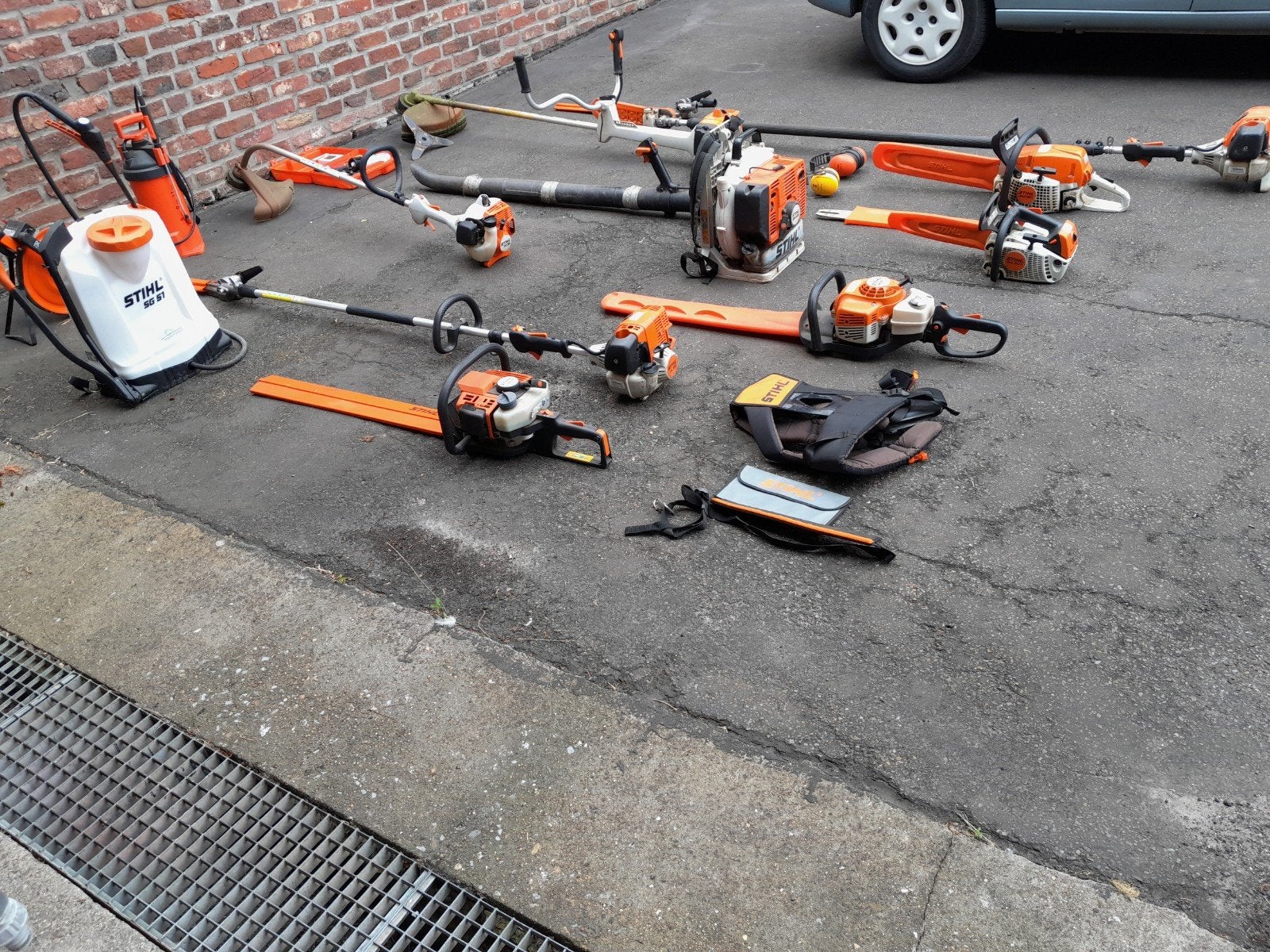 STIHL machines te koop, Tuin en Terras, Ophalen, Gebruikt, Stihl