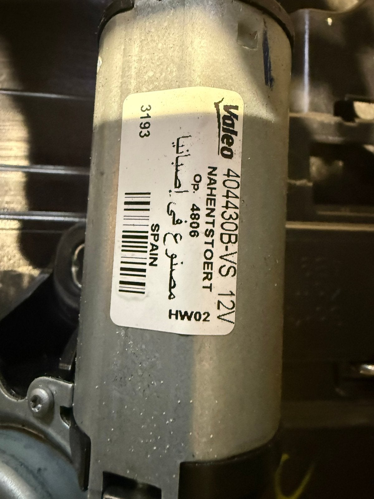 Ruitenwisser motor valeo 404430B, Auto-onderdelen, Ophalen of Verzenden, Gebruikt