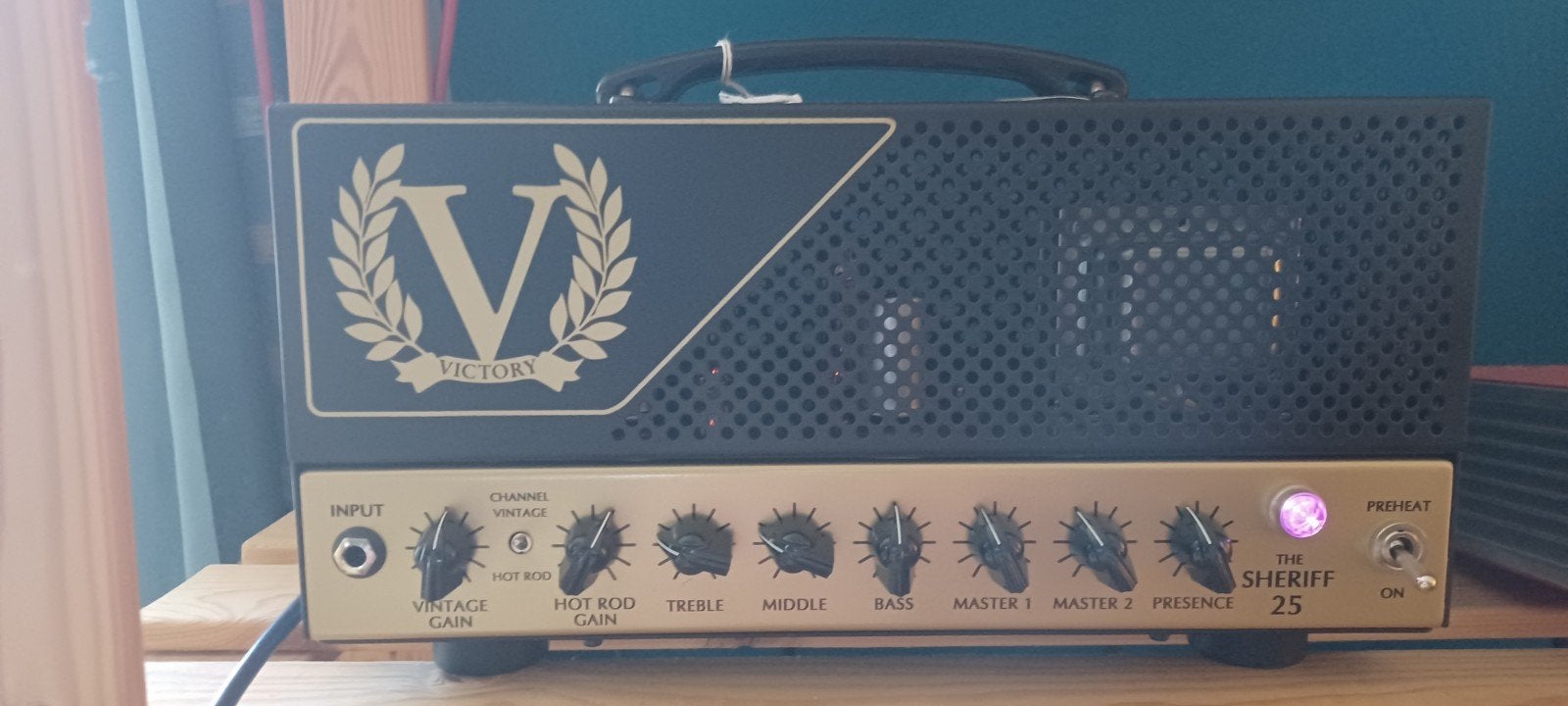 Tete d'ampli Victory sheriff 25, Musique & Instruments, Enlèvement ou Envoi