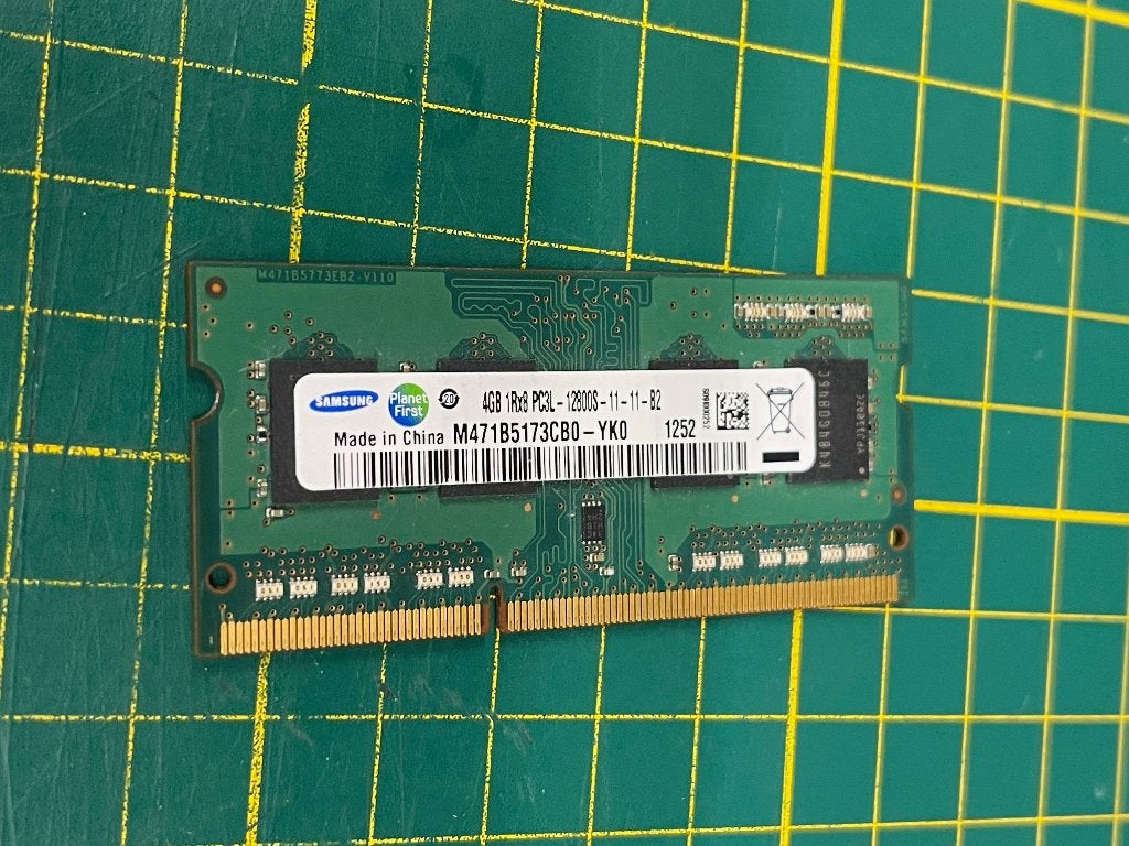 Samsung 4GB DDR3-1600 SODIMM PC3L-12800S, Computers en Software, RAM geheugen, Gebruikt, DDR3, Ophalen of Verzenden, Laptop