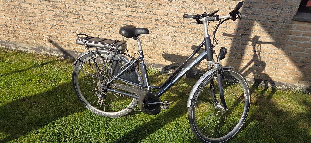 Electrische dames fiets, Gebruikt, Velgrem, 47 tot 50 cm, Versnellingen