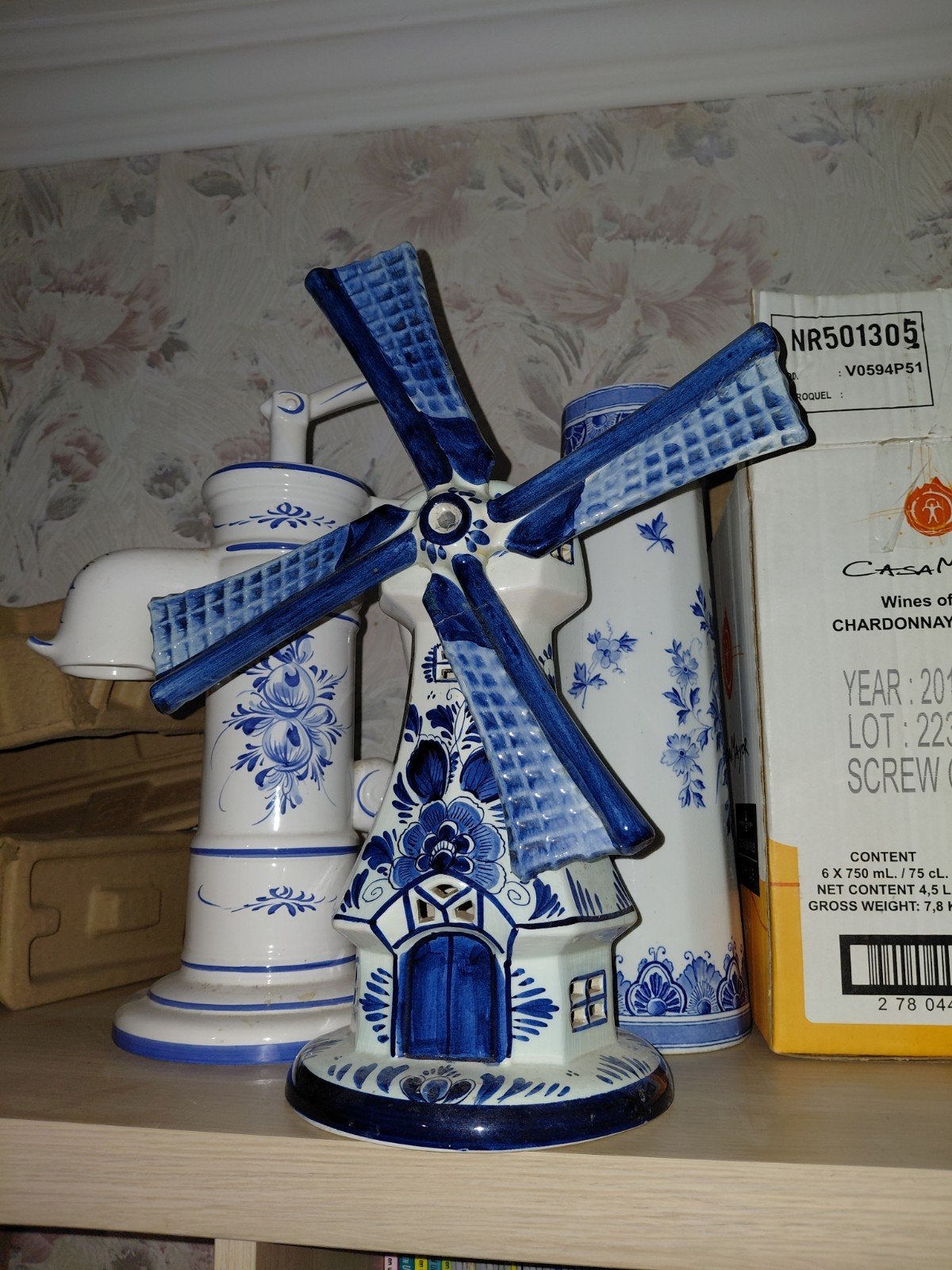 Porseleinen winmolen en waterpomp, Antiek en Kunst, Ophalen