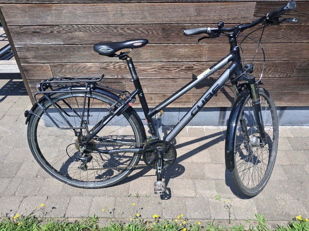 Trekkingsfiets cube maat 50, Gebruikt, 10 tot 15 versnellingen, Velgrem, 47 tot 50 cm