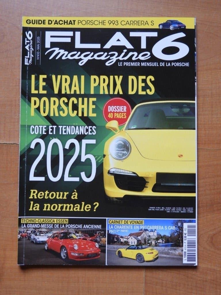 Flat6 Magazine - Mensuel de la Porsche num. 410 - MAI 2025, Enlèvement ou Envoi, Comme neuf, Porsche