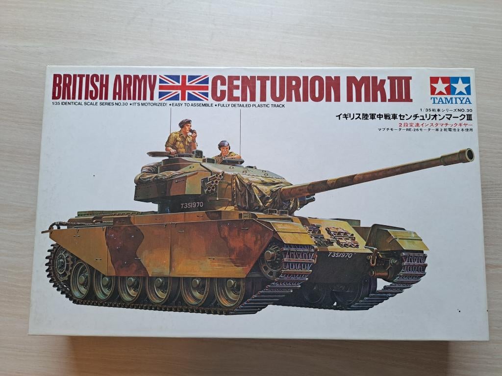 Tamiya | Nr. MT130 | 1:35 - Centurion Mk.III (Motorized), Hobby en Vrije tijd, Modelbouw | Auto's en Voertuigen, Tamiya, Tank