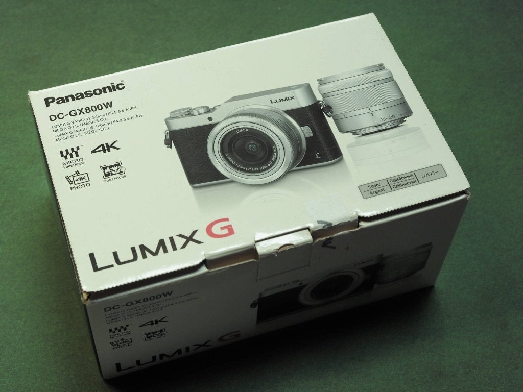 Panasonic Lumix GX800 + 12-32 + 35-100 Dual zoom kit m43, Panasonic, Enlèvement ou Envoi, Appareil photo hybride, 16 mégapixels