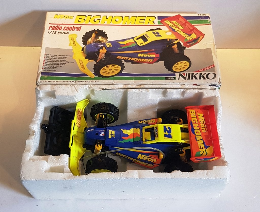 Nikko Neon Bighomer  Vintage  1/18, Échelle 1:10, Voiture off road, Utilisé, Électro