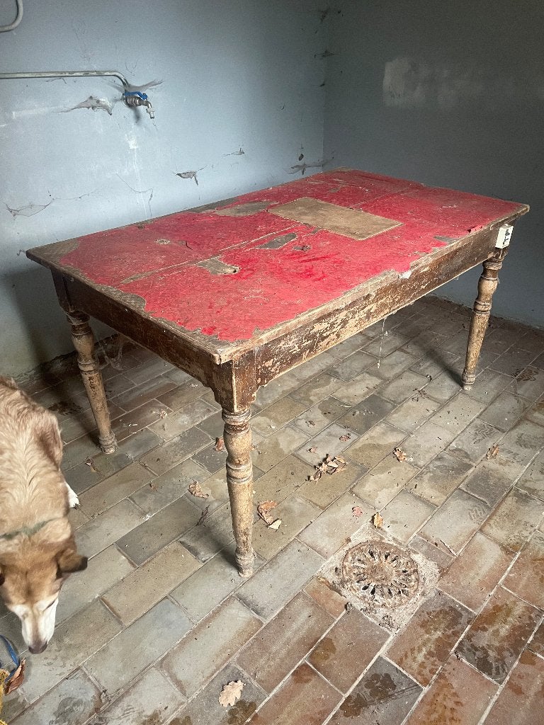Boerentafel gratis, Antiek en Kunst, Ophalen