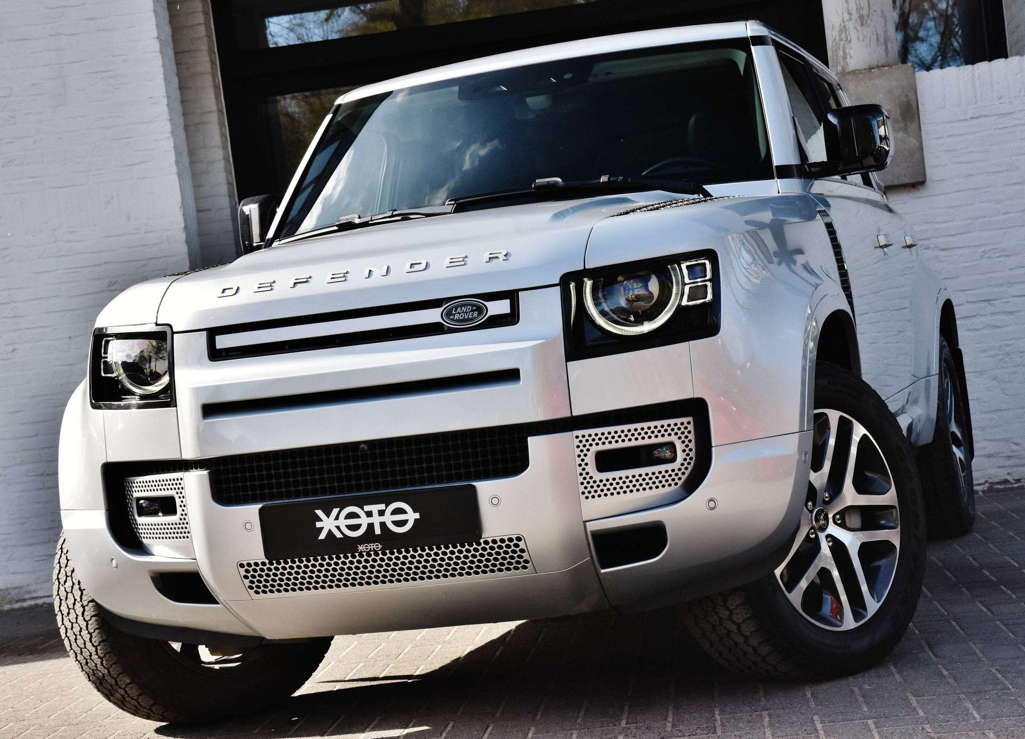 Land Rover Defender 110 P400 XS EDITION * LICHTE VRACHT / TO, Cuir, Argent ou Gris, Achat, Euro 6