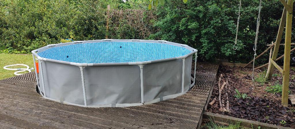 Intex zwembad 366 x 99 cm, Ophalen, Gebruikt, 80 tot 120 cm, Rond