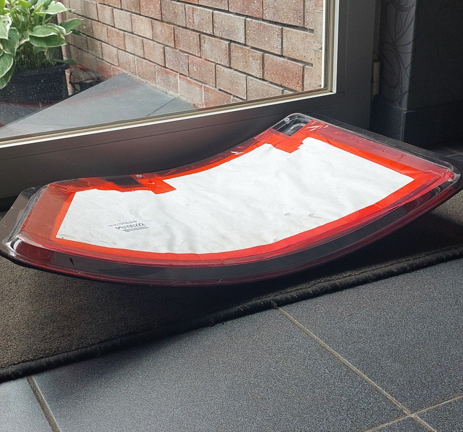 Gebogen raam caravan, Ophalen