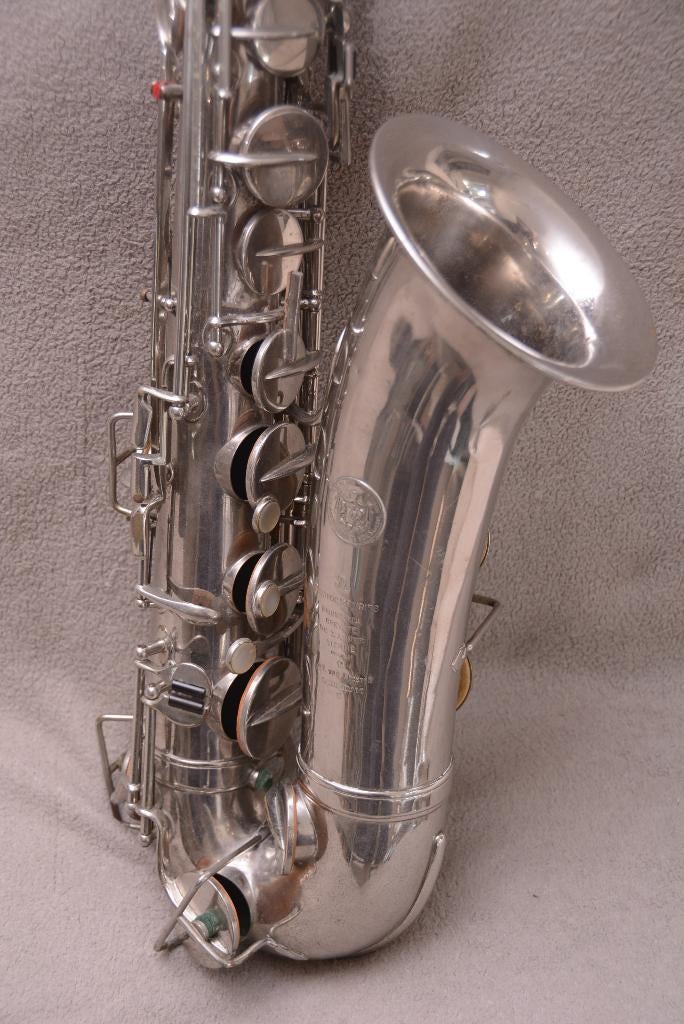 Vintage tenorsaxofoon "Melchior De Vries", Ophalen of Verzenden, Gebruikt, Tenor
