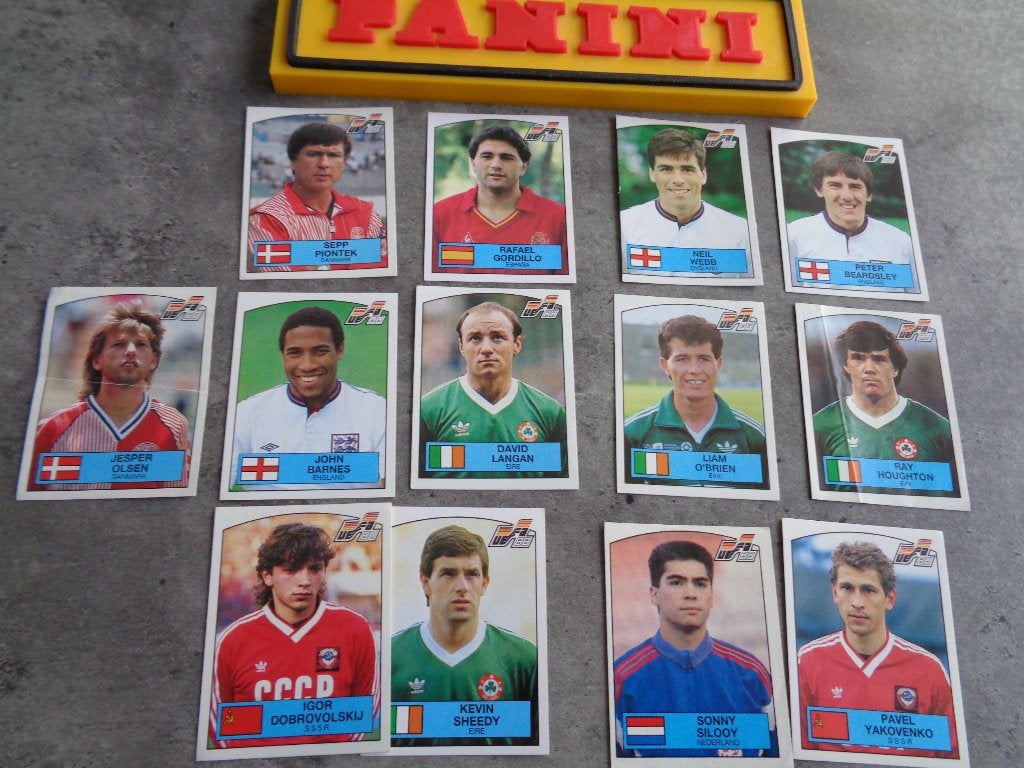 PANINI voetbal stickers EURO 88 ANNO EK 1988 13X, Verzenden, Nieuw