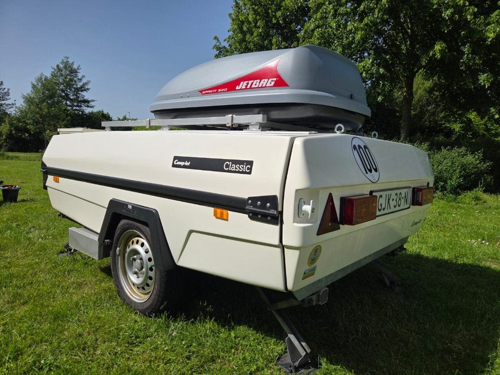 Camplet Classic 2013 Nieuwe matrassen en donkere binnentent!, Caravans en Kamperen, Vouwwagens, Ophalen, Beige, Aanwezig, Camp-Let