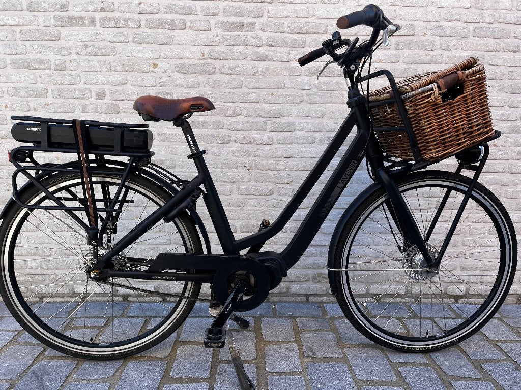 Elektrische fiets L’Avenir Azzuro N8, Fietsen en Brommers, Fietsen | Dames | Damesfietsen, Gebruikt, 47 tot 50 cm, Versnellingen