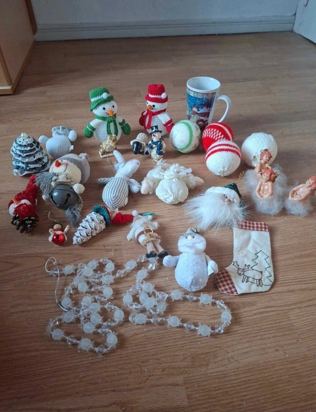 lot kerstversiering, alle foto's samen voor €8, Diversen, Ophalen of Verzenden