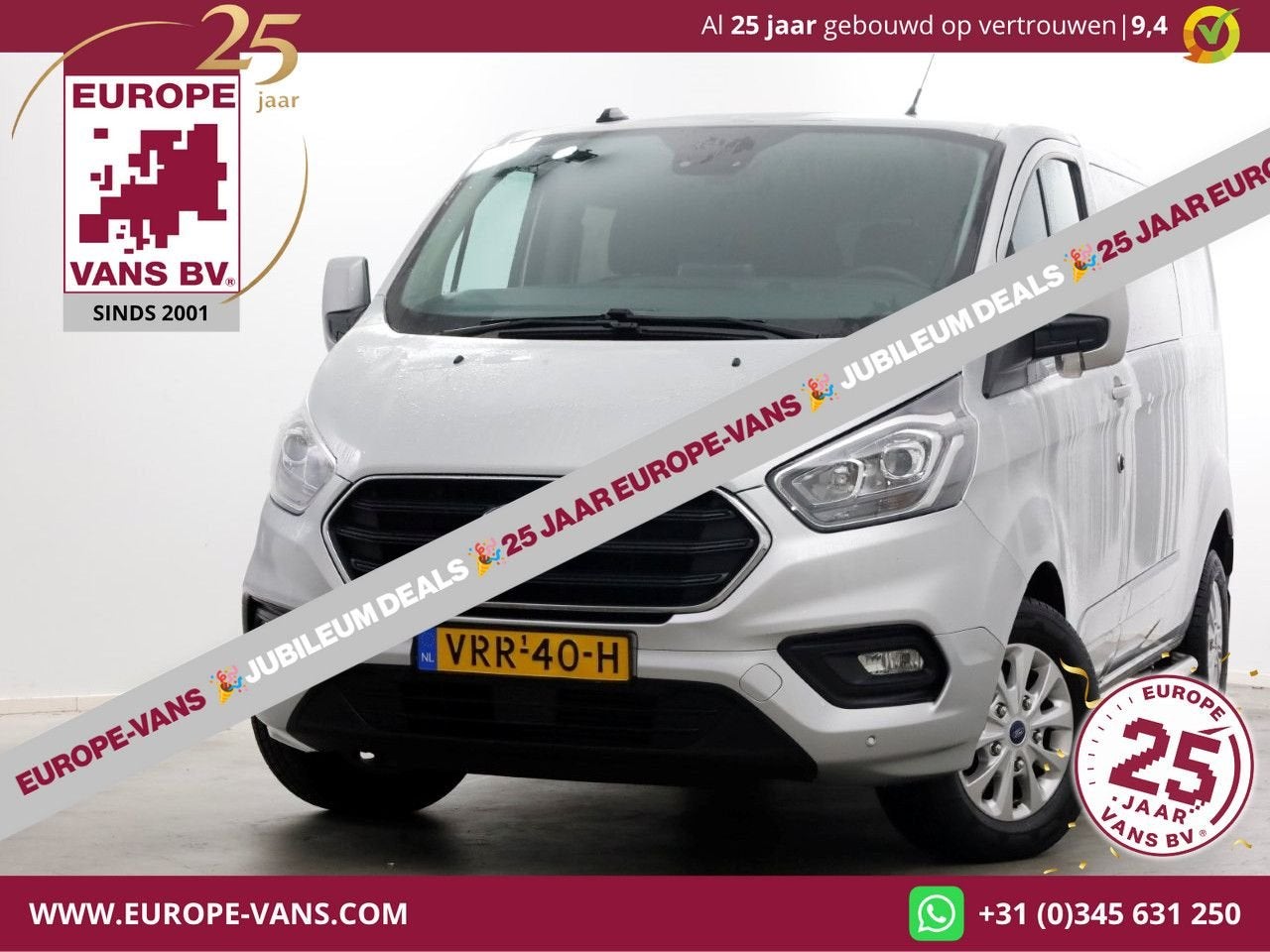 Ford Transit Custom 2.0 TDCI 130pk L2H1 Limited D.C. Airco/N, Bedrijf, 205 g/km, Ford, Te koop