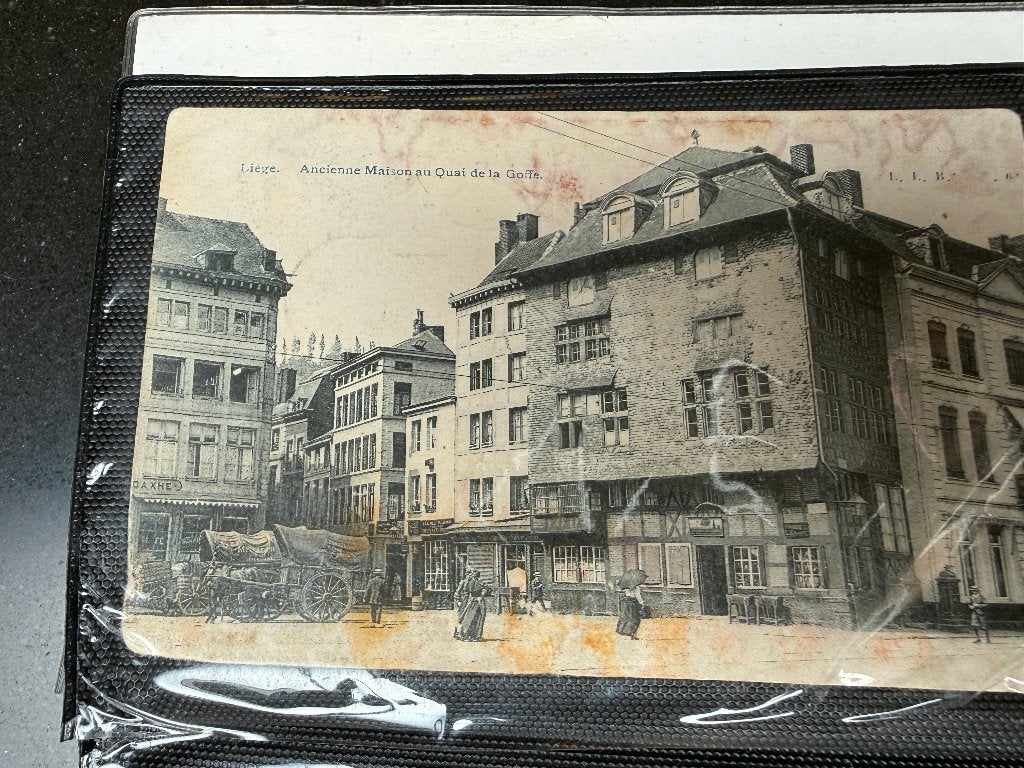 Collection de 19 cartes postales anciennes Liège (Liège), Enlèvement ou Envoi, Avant 1920, Affranchie, Liège