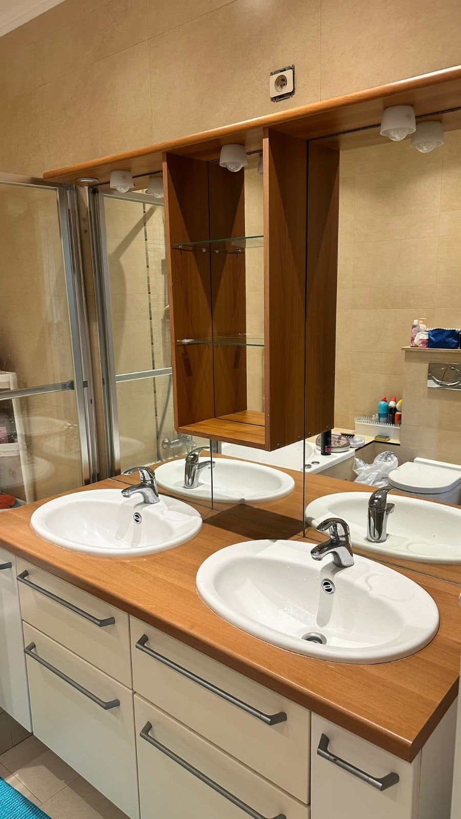 meuble salle de bain, Maison & Meubles, Salle de bain | Meubles de Salle de bain, Enlèvement, Utilisé, Armoire à miroir, 100 à 150 cm