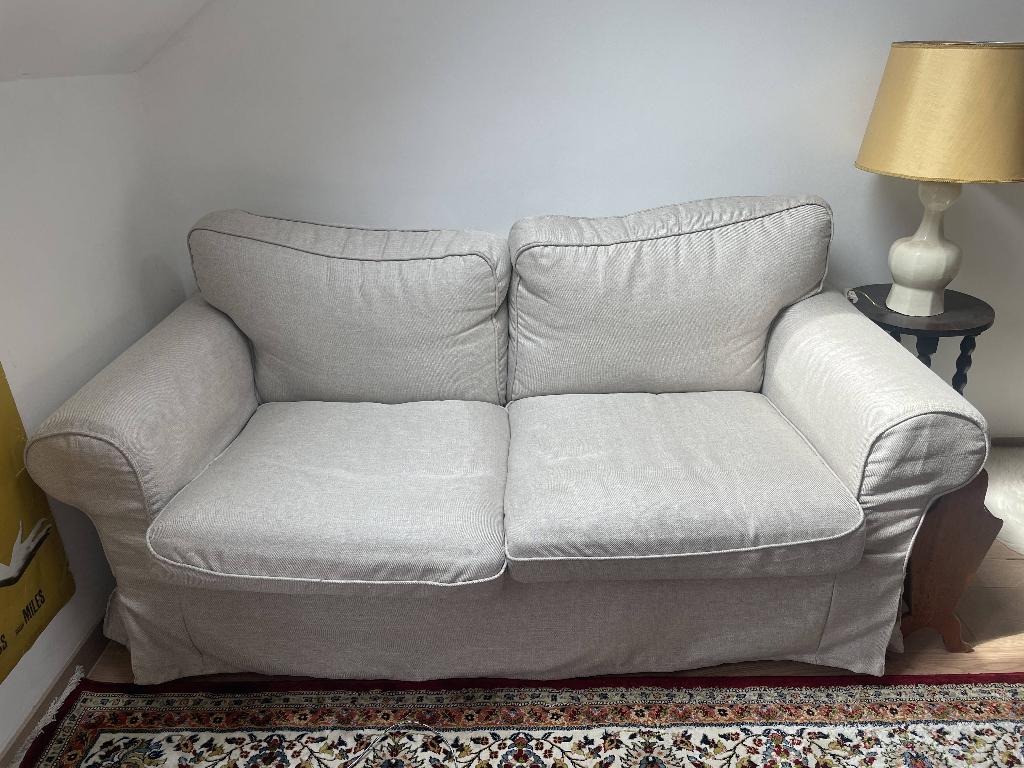 Canapé IKEA beige 2 places comme neuf, 75 à 100 cm, Comme neuf, Enlèvement, Deux personnes