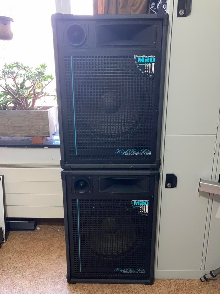 JB SYSTEMS M20 220 Watt speakers / luidsprekers / boxen, Ophalen of Verzenden, Zo goed als nieuw