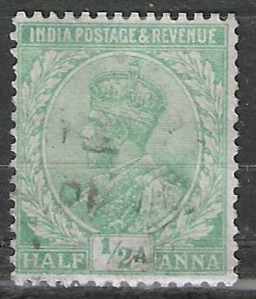 Inde britannique 1927/1932 - Yvert 109 - George V (ST), Envoi, Affranchi
