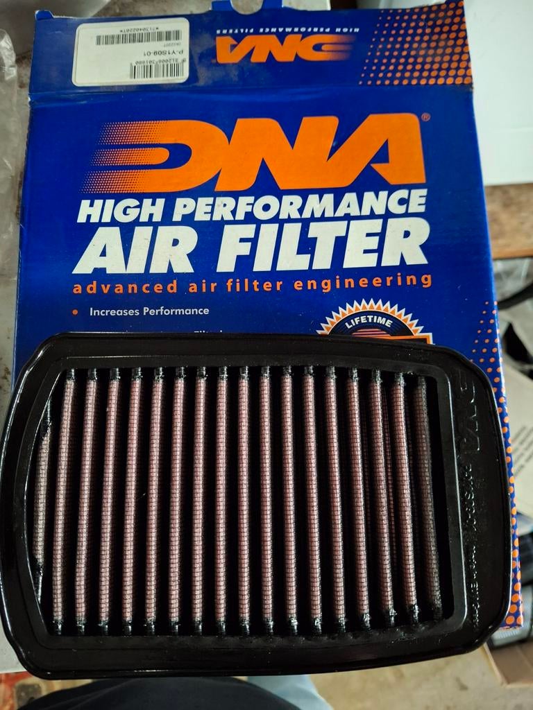 Filtre à air sport + grille de radiateur MT 125, Motos, Enlèvement ou Envoi