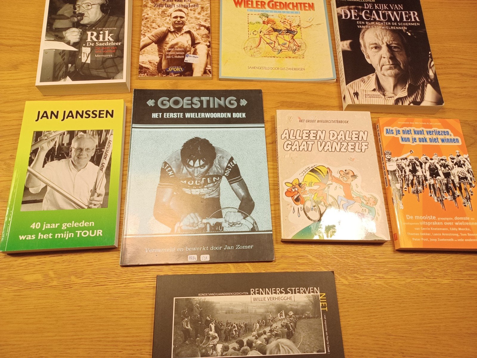 9 wielerboeken, Boeken, Ophalen of Verzenden