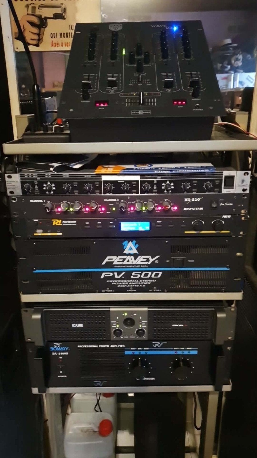 Ampli sono Peavey pv500 et Boway pa-2400s, Enlèvement, Stéréo