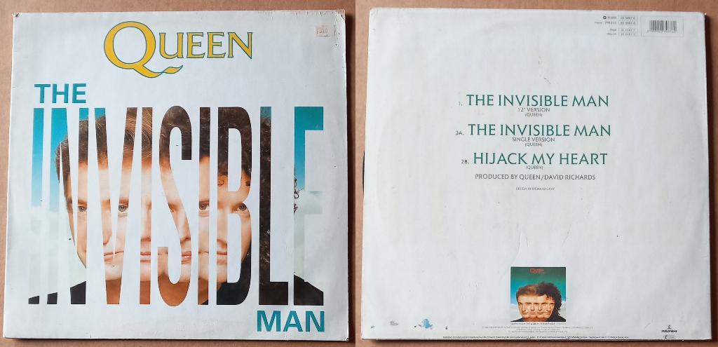 LP – Queen – The invisible man, Enlèvement ou Envoi, Utilisé