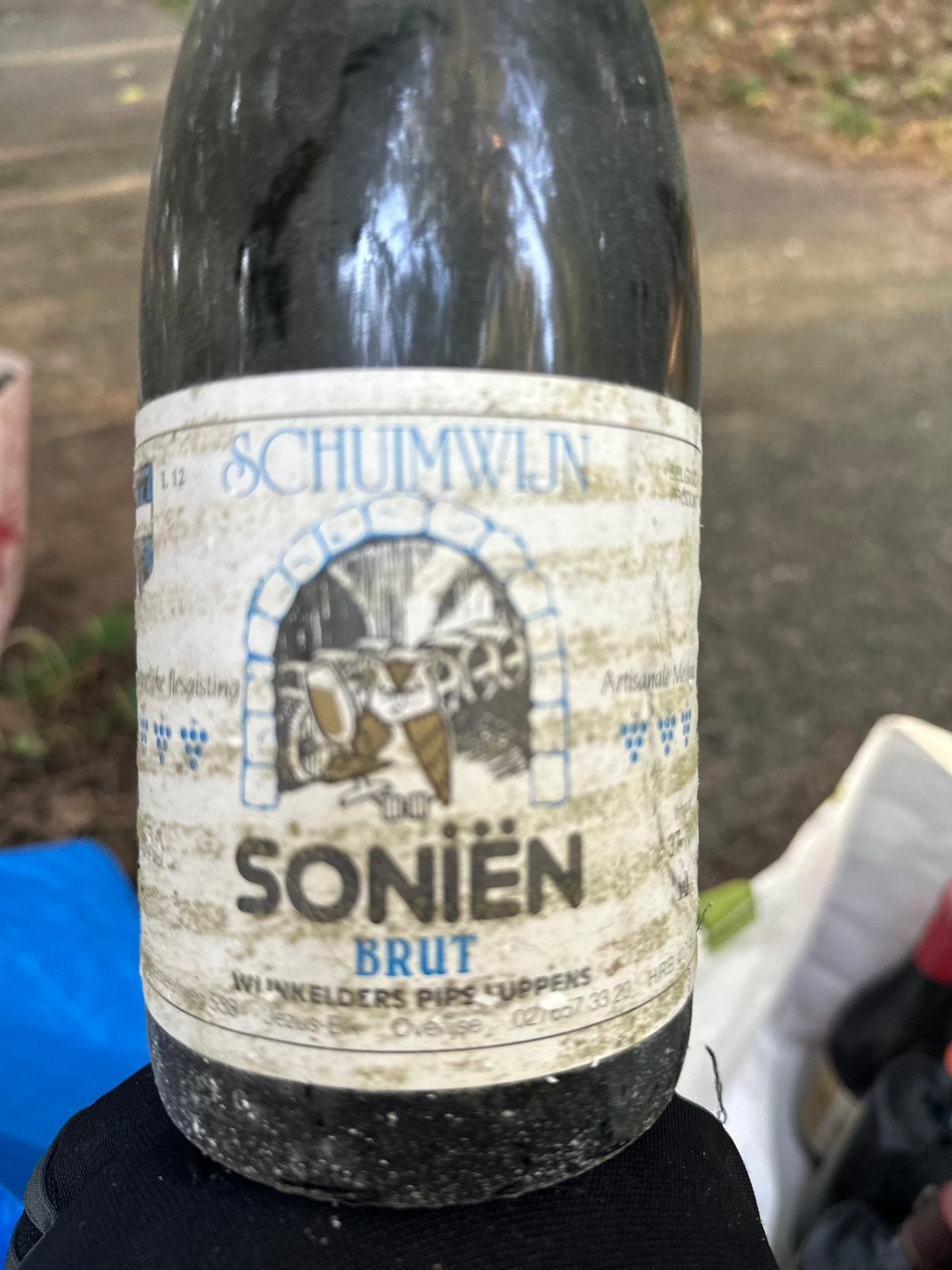 Soniën Brut, vin mousseux artisanal lWijnkelder Soniën, Enlèvement, Comme neuf, Rosé