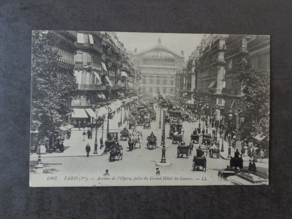 1 ancienne carte postale de Paris, Collections, Enlèvement