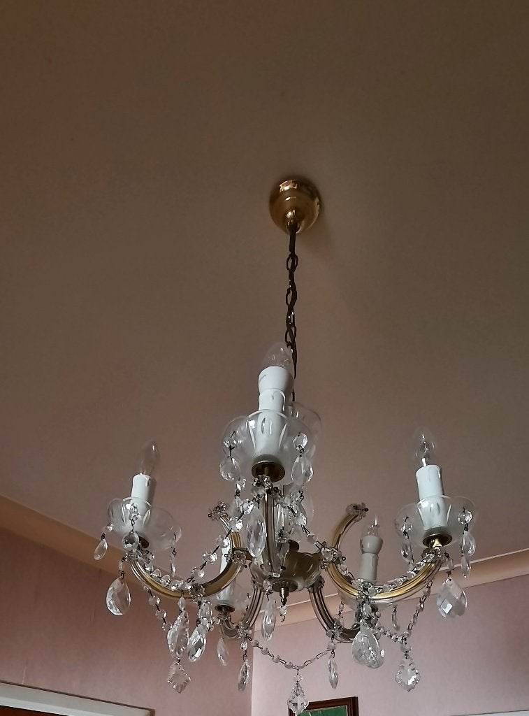 ZES LUCHTERS, Huis en Inrichting, Ophalen, Gebruikt, Glas