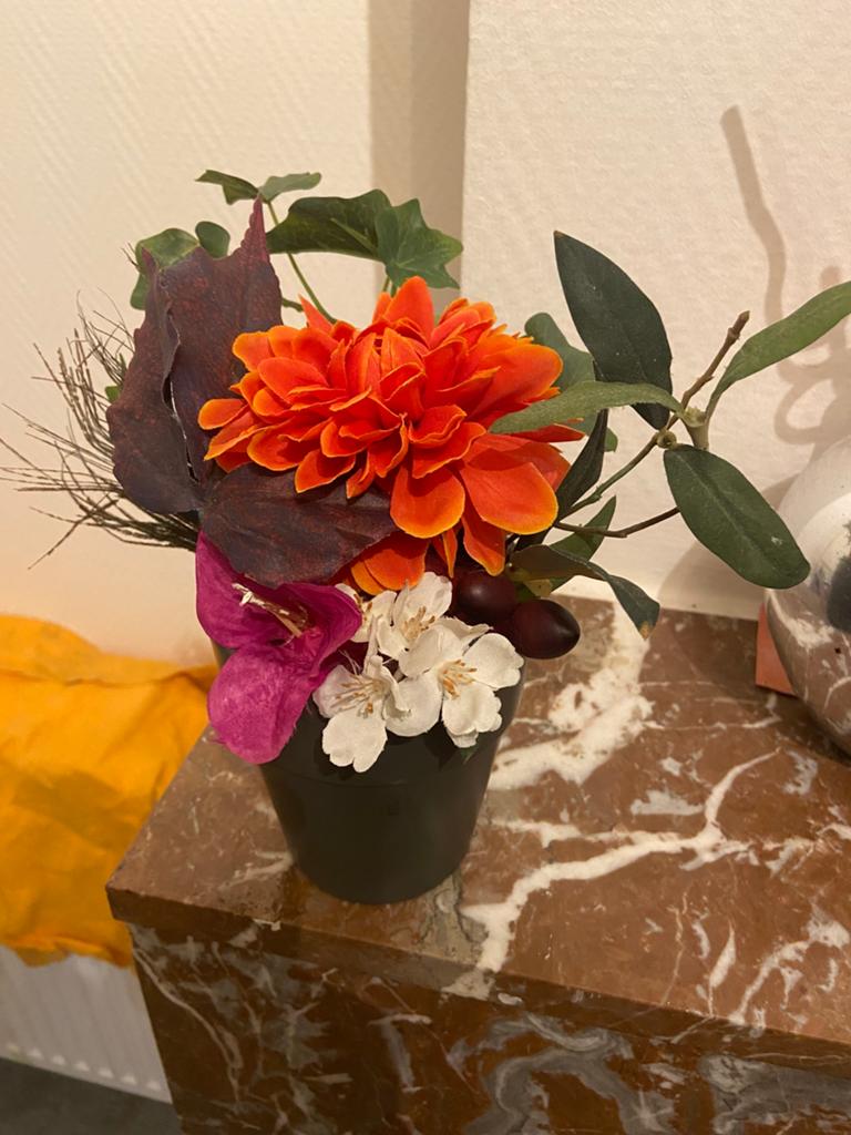 Composition florale, Maison & Meubles, Enlèvement, Comme neuf