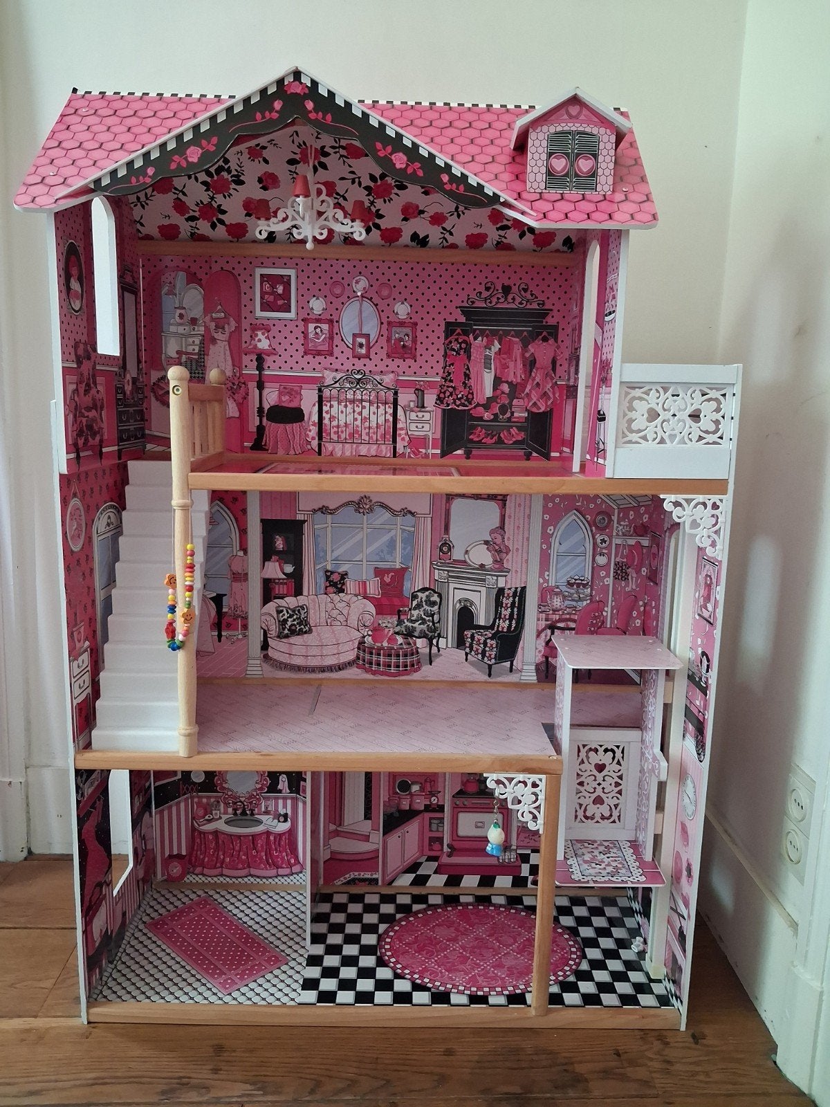 Kidkraft roze poppenhuis, Ophalen
