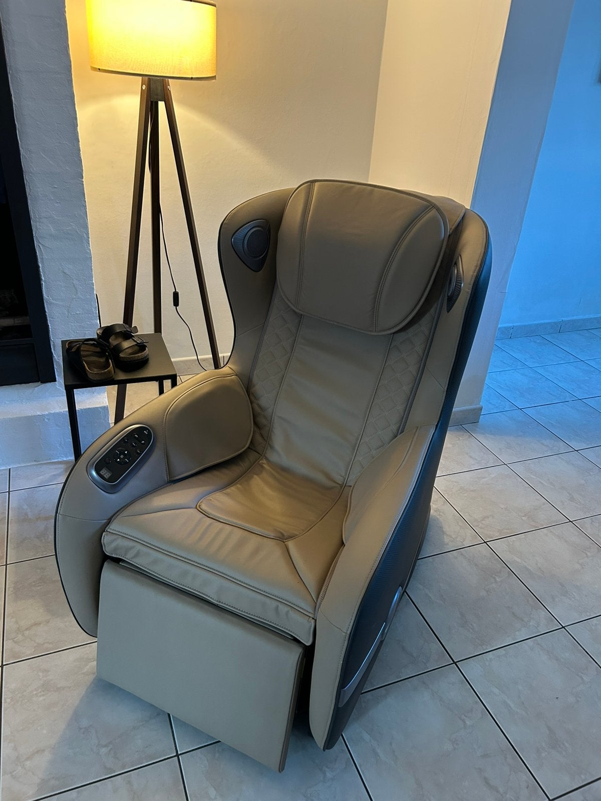 iRest A158 massagestoel beige, Enlèvement, Comme neuf