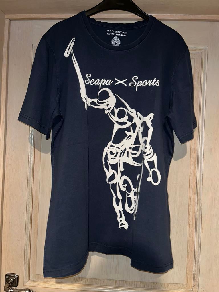 T-shirt Scapa Sports Polo Team Royal Member XL, Kleding | Heren, Blauw, Maat 56/58 (XL), Ophalen of Verzenden, Zo goed als nieuw