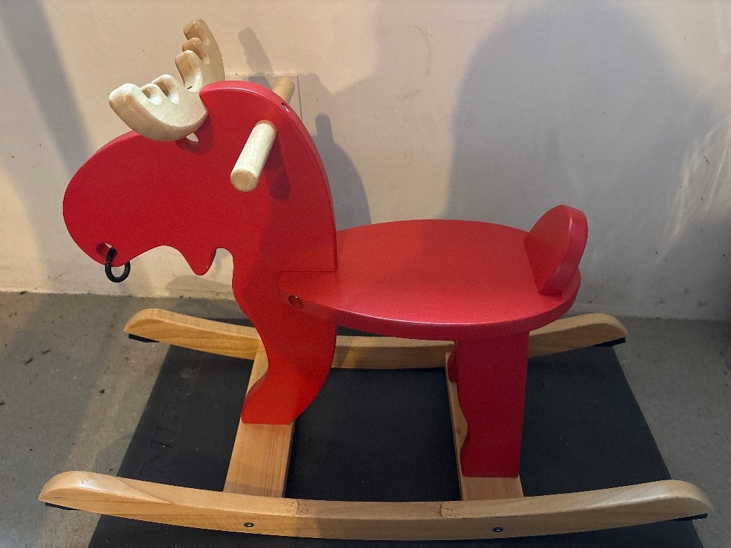 Cheval à bascule en bois, Enfants & Bébés, Enlèvement, Comme neuf