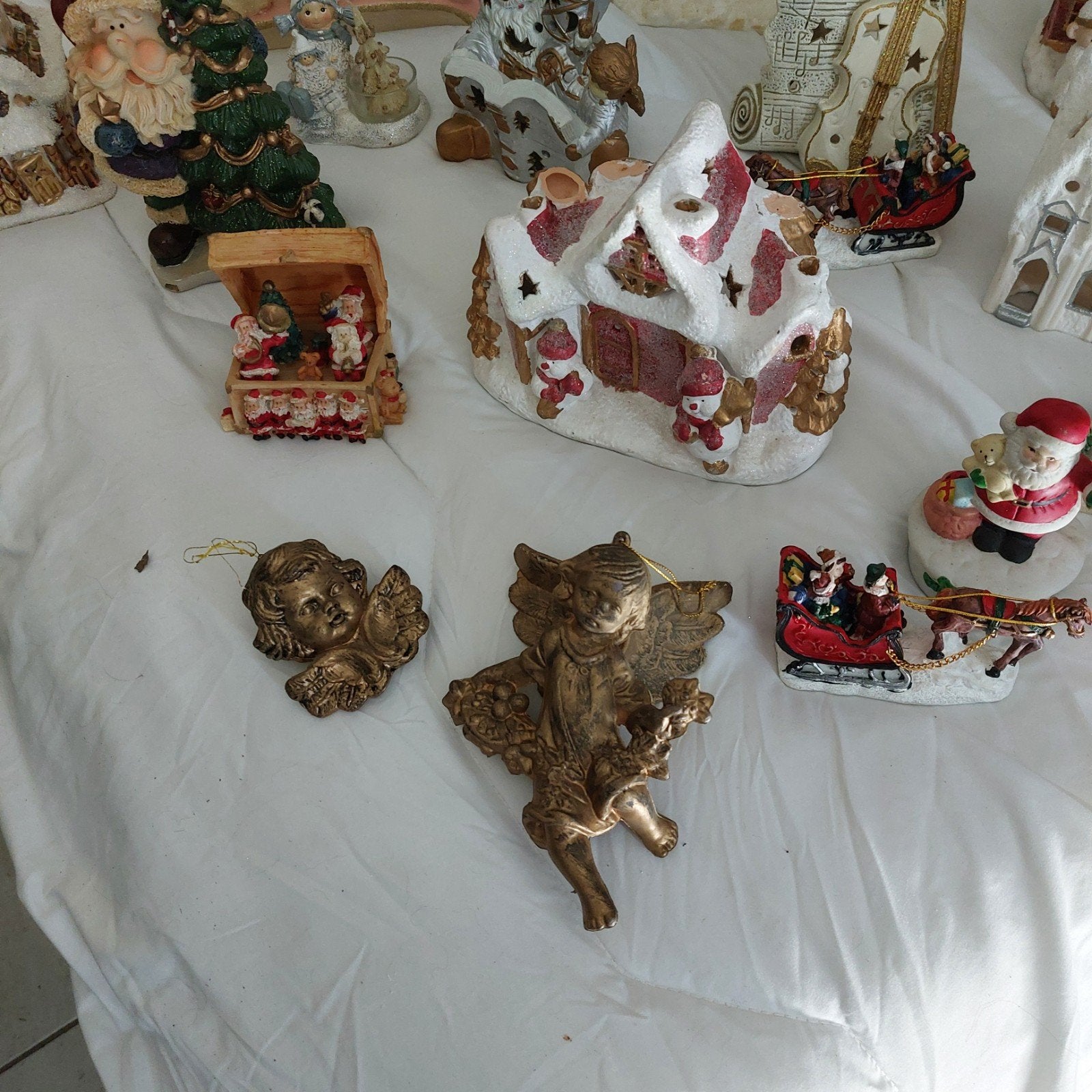 kersthuisjes en kerstman, Ophalen, Gebruikt