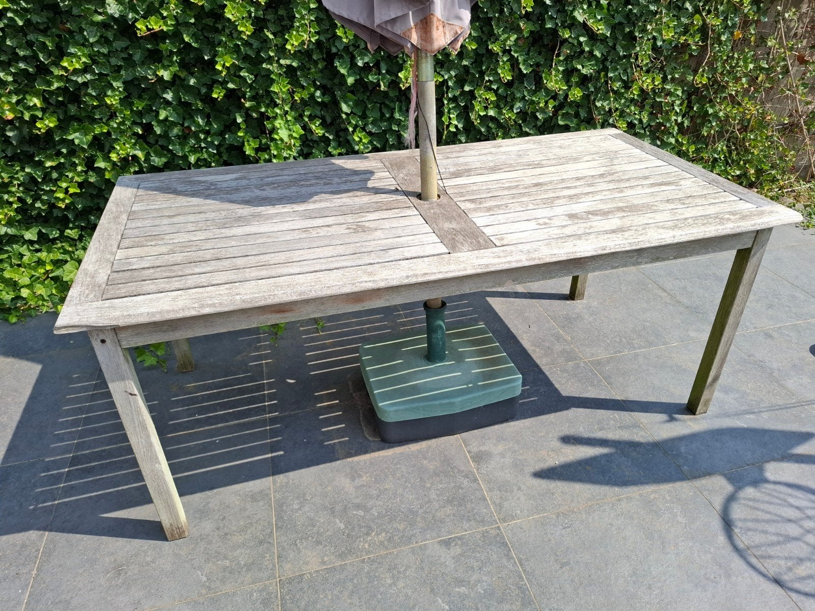 teak tuintafel, Tuin en Terras, Ophalen