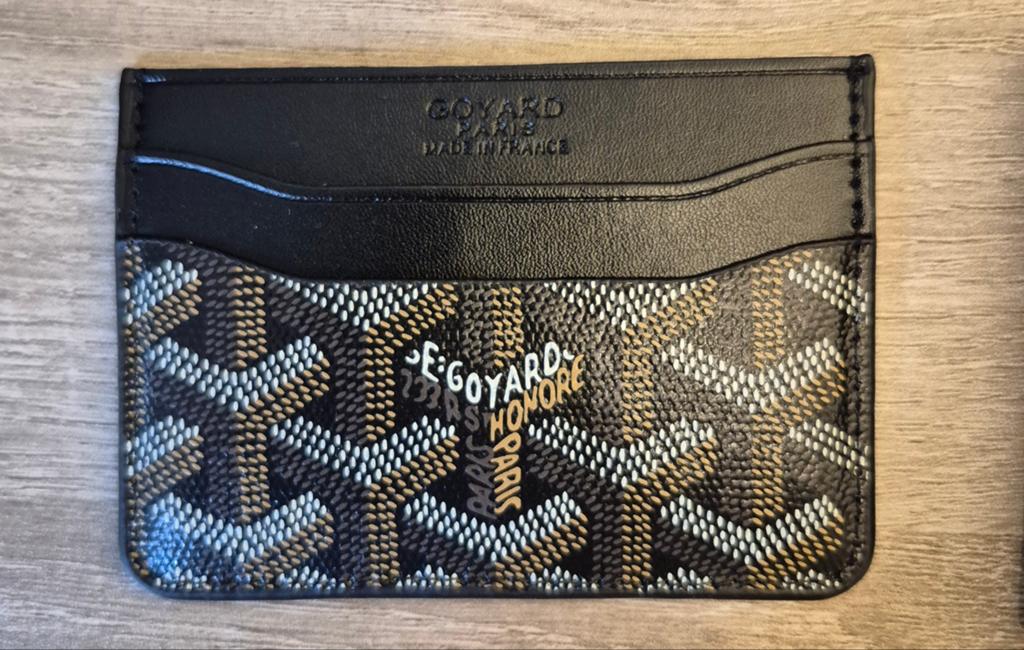Goyard zwarte kaarthouder, Handtassen en Accessoires, Portemonnees, Overige merken, Zwart, Nieuw, Ophalen of Verzenden