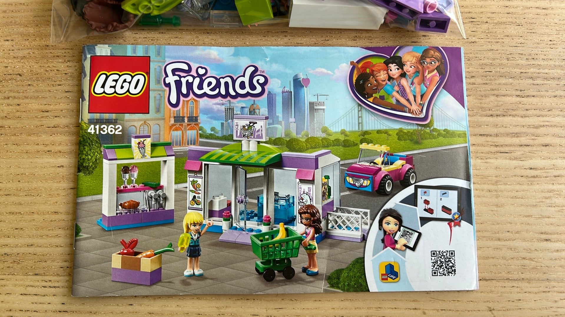 Lego Friends 41362, supermarché, complet, Enlèvement ou Envoi, Lego, Ensemble complet, Friends