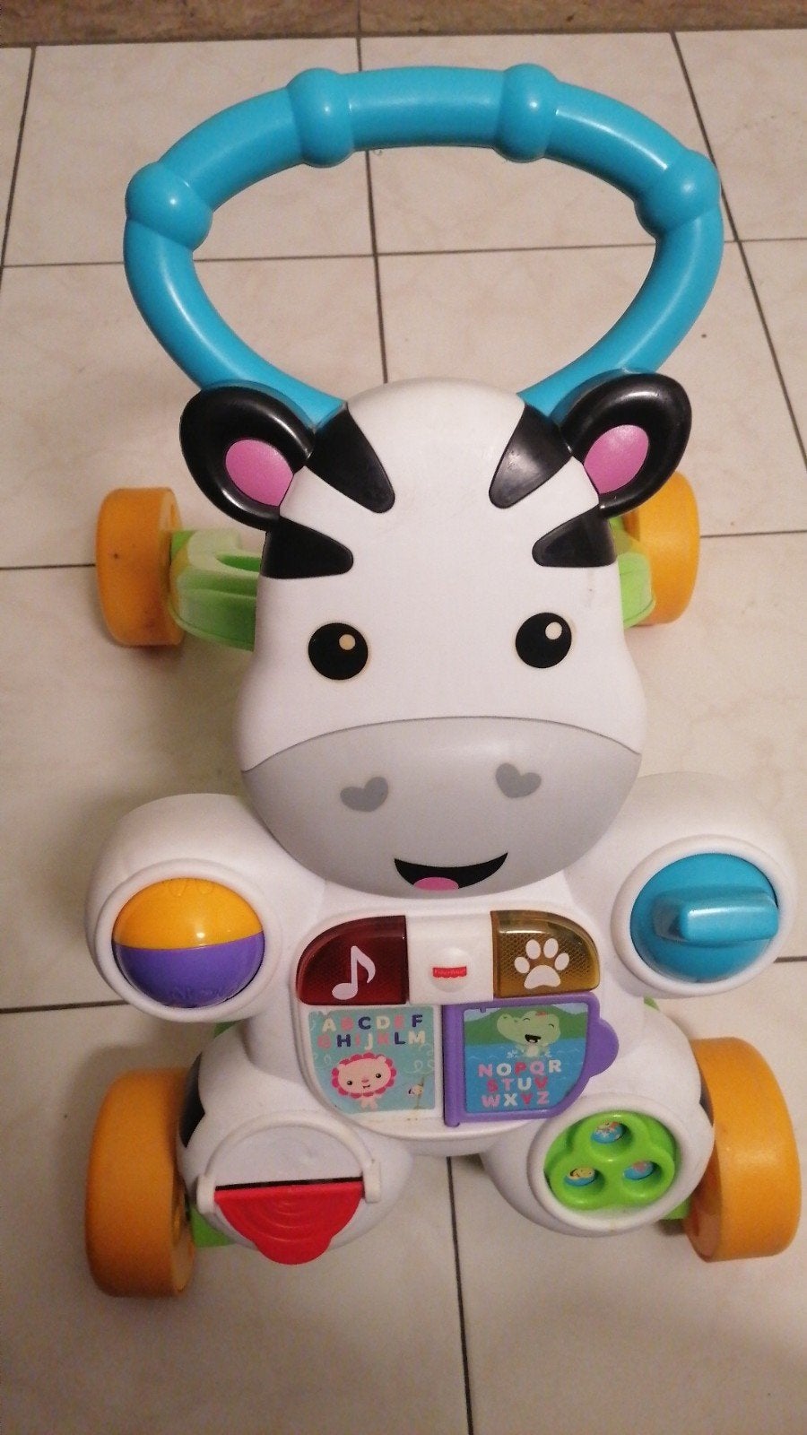 Loopwagen Fisher-Price zebra, Ophalen, Gebruikt