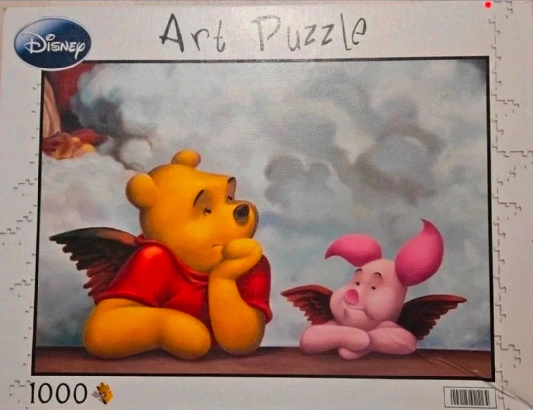 Disney Winnie de Poeh & Knorretje puzzel 1000 stukjes, Hobby en Vrije tijd, Ophalen of Verzenden, 500 t/m 1500 stukjes, Gebruikt